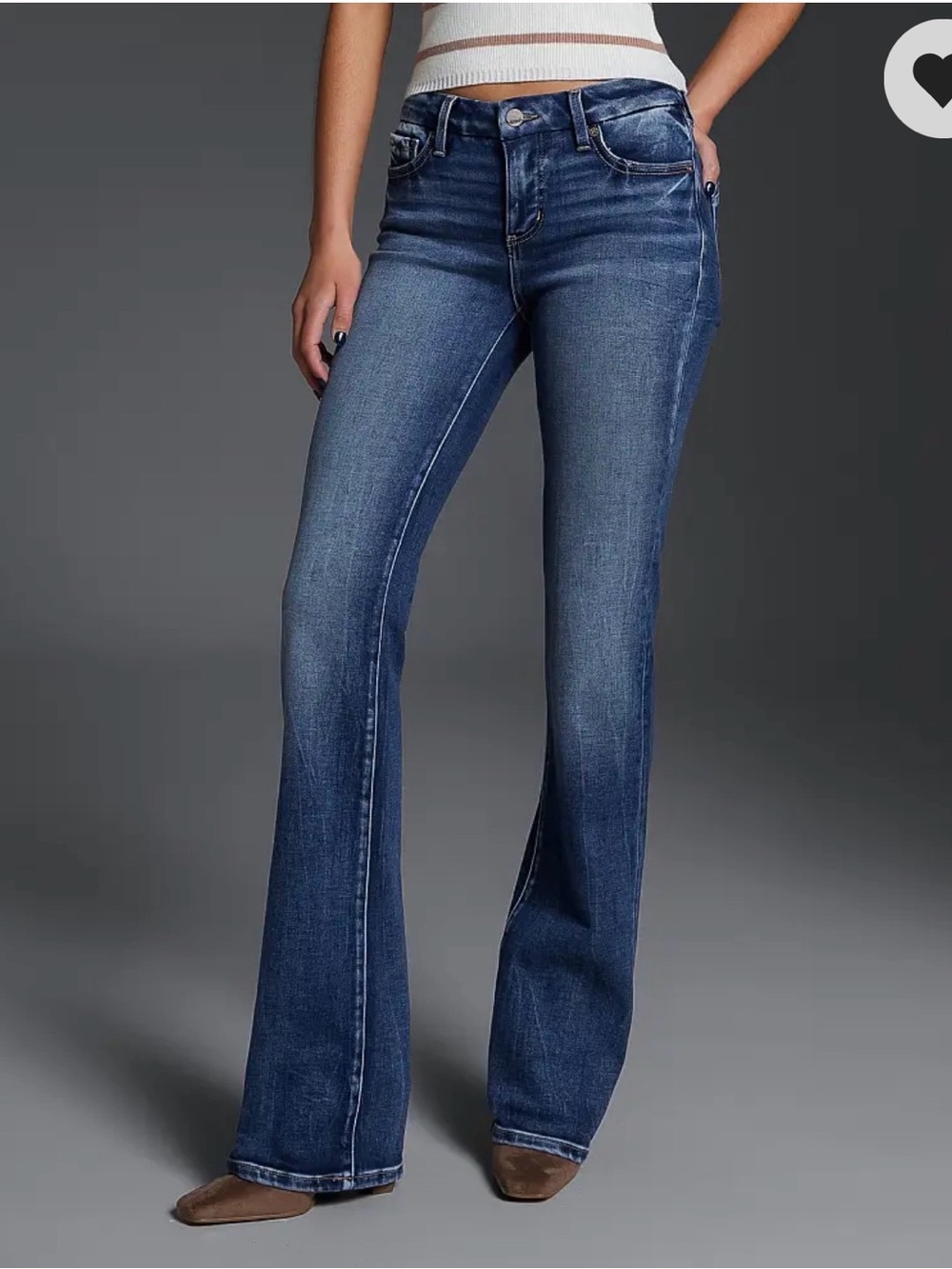 Buckle Black Fit No. 53 Women's Medium Blue Tailored Boot Cut Jeans 29x32